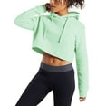 thumbnail image 3 of Hat and Beyond Women's Basic Crop Top Hoodie Pullover Fleece Hooded Sweatshirt Long Sleeve, 3 of 7