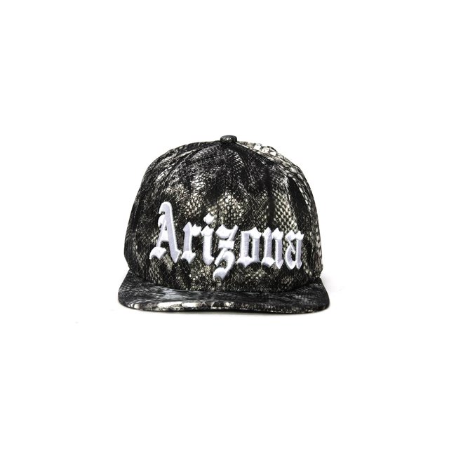 City Snakeskin Design Olde English Adjustable Baseball Cap - Arizona