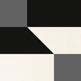 thumbnail image 2 of Inuit 26x26 White Modern Wood Framed Museum Art Print Titled - Geometric Abstract Black and Grey, 2 of 4