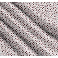 thumbnail image 3 of Soimoi Cotton Cambric Fabric Dot,Floral & Strawberry Fruits Printed Fabric 1 Yard 56 Inch Wide, 3 of 7