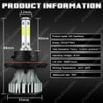 thumbnail image 2 of For Chevy Spark 2013-2015 Super White 4x LED Headlight & Fog Light Bulbs Kit 6000K, 2 of 12