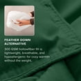 thumbnail image 5 of Bare Home Down Alternative Comforter Set - 3-Pieces - All Seasons - California King, Forest Green, 5 of 8