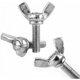 thumbnail image 1 of Tornillos de mariposa, superficie pasivada anticorrosión que resiste el óxido y la oxidación, instalación manual fácil con cabeza estética en forma de ala para diversas industrias, incluidos, 1 of 5