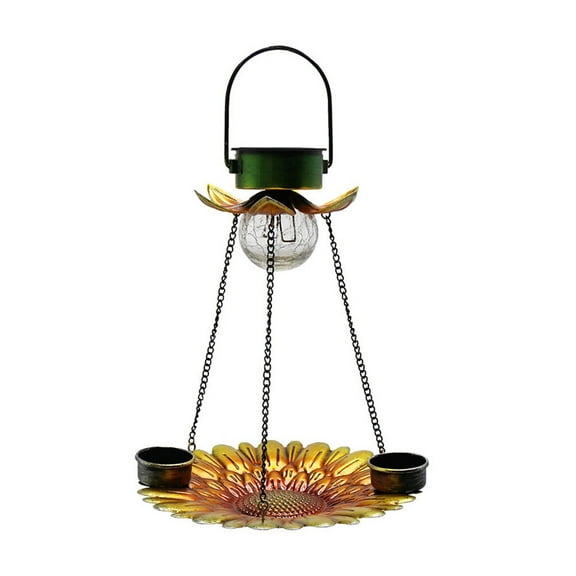 LOLIPPYY Solar Lanterns For Outside Glass 1Set To Attract Birds