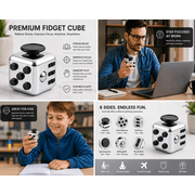 Premium Fidget Cube Toy – Stress Relief Gadget for Kids & Adults