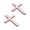2, variant on Modern Metal Crosses Car Emblems Fade Resistant Design Unique Vehicle Decoration Metal Auto Body Emblems