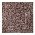 thumbnail image 3 of Better Trends 72" Square Braided Rug 100% Polyester Durable and Stain Resistant Reversible Indoor Area Utility Rug, Chenille Tweed Collection - Dove & Chesnut, 3 of 5