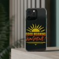 thumbnail image 3 of DistinctInk Clear Case for Apple iPhone 15 Pro MAX (6.7" Screen) - Good Morning Sunshine, 3 of 9