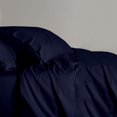 thumbnail image 2 of 4 Piece King Size Sheet Set- 100% Cotton 400 Thread Count Sheet Set- Navy Blue Solid - Luxurious Bedding, 2 of 5