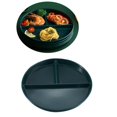 thumbnail image 3 of Maoww Assiettes Divisées 3 Compartiments Réutilisables Légères pour Dîner Formation Enfants, 3 of 9