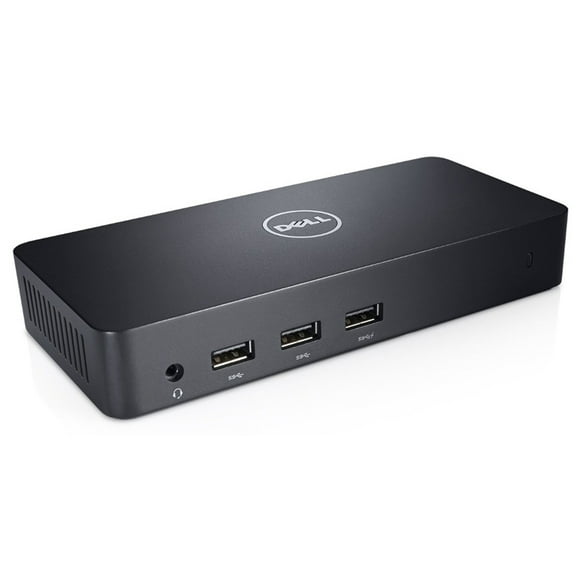 Restored Dell D3100 USB 3.0 Ultra HD/4K Triple Display Docking Station  Dual Monitor Support, 65W Power Delivery, HDMI & DisplayPort, USB 3.0 Connectivity (Refurbished)