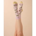 thumbnail image 7 of MeMoi Women's Daisy Pointelle Crew Socks - Womens - Female, 9-11, Mint, 7 of 7