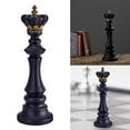 thumbnail image 6 of Resin Chess Pieces, Knight Statues Figures Chess Game Figurine Pieces International Chess Game Accessories for home and desk TV Cabinet - King 13x13x40.5cm, 6 of 8