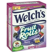 Welch's Berry Fruit Rolls, 0.75 Oz., 6 Count