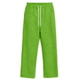 thumbnail image 7 of HKYNLAG Baggy Sweatpants for Men Fleece Wide Leg Sweats Pants Loose Casual Open Bottom Joggers with Pockets Green 2XL, 7 of 7