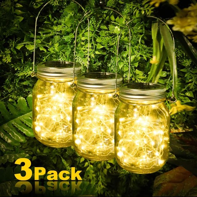 luces solares para el jardín, botella de vidrio solar LED, luz de botella de vidrio solar, cadena de luces de vidrio, exterior, fiesta, pared Adepaton LN-1018