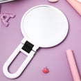thumbnail image 2 of Shisuyan Handheld Mirror Double Sided Makeup Mirror Magnification Mirror Foldable Desktop Mirror Portable Mirror Cosmetics Mirror, 2 of 9
