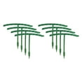 thumbnail image 2 of Christmas Cactus Flower Stand, Garden Plant Support Stakes with Semi-Circular Climbing Bracket, Steel Core & Rust-Resistant, 3-Pack for Tomatoes & Indoor Outdoor Vining Plants, 14x14x3cm, 2 of 9