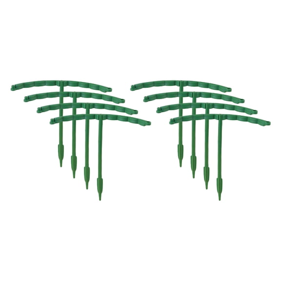 Garden Plant Support Climbing Frame Flower Trellis Tomato Cage Vegetable Rack Bonsai Tool Plant Stake Climbing Plant Support System White Coated