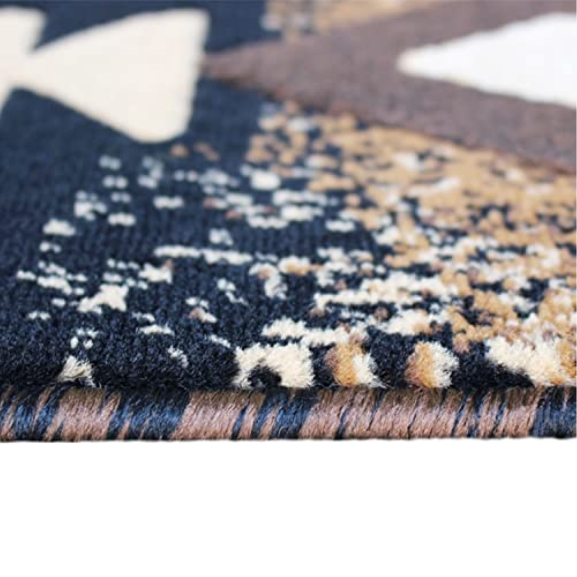 Flash Furniture Mohave Rectangular Southwestern Beige, Brown, Black Area Rug, 8' x 10'