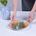 thumbnail image 4 of LaGlint 8.5 inch Salad Plate Set of 6, Lightweight Opal Glass Round Gray Plates for Dessert Kitchen, Dishwasher and Microwave Safe, 4 of 6