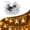 B, variant on KDFWDM Butterfly Curtain String Lights for Bedroom - Solar-Powered or Battery-Powered Cute LED Lights for Room, Wall & Ceiling Decor, 3/5/6m with 20/30/40 Butterflies