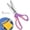 C, variant on Pinking Shears for Fabric,9" Zig Zag Craft Scissors Decorative Edge,Professional Dressmaking Sharp Comfort Grips Scrapbook Fabric Sewing Scissors Multiple Colors Available