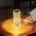 thumbnail image 6 of Huiyi Crystal lamp,Crystal Diamond Table Lamp,LEDBedside Lamps 16-Color Changing Touch Control Bedside Lamp USB Rechargeable for Room Party Dinner Decor, 6 of 7