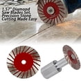 thumbnail image 3 of 1.57" Diamond Saw Blades Set- Precision Stone Cutting Made Easy,Mini Diamond Cutting Blade for Granite,Marble,Sandstone, Mini Diamond Blade for Grinder, 3 of 8