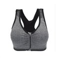 thumbnail image 1 of Front Zipper Top Women Fitness Push up Gym Running Shockproof Workout Fast Dry Vest, 1 of 6