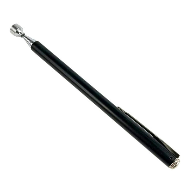 Eigraketly Varilla de recogida telescópica portátil magnética de 1,5/2 libras, herramienta de mano con imán extensible, longitud ajustable de Artesanía Negro Eigraketly TO0799-01B