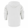 thumbnail image 5 of WIZUTIZ Mens Linen Henley Hoodies Long Sleeve Button Down Sweatshirts Drawstring Casual Beach Pullover Tops Fall Fashion Shirt, 5 of 5