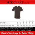 thumbnail image 2 of JERZEES Short Sleeve T-Shirt Chocolate Crewneck Shirts for Men, 50/50 Cotton/polyester Single Tee, Size M, 2 of 5