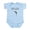 Sky Blue, variant on CafePress - Daddys Little Pole Vaulter Body Suit - Baby Light Bodysuit, Size Newborn - 24 Months