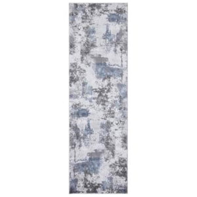 Concord Global Trading 80262 2 x 7 ft. Brighton Pacific Abstract Runner Rug, Gray