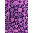 thumbnail image 1 of Ahgly Company Indoor Rectangle Oriental Purple Traditional Area Rugs, 5' x 7', 1 of 4