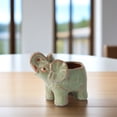 thumbnail image 6 of MLINS Calf Elephant Succulent Planter Ceramic Elephant Decoration Desktop Flowerpot Ornament, 6 of 8