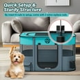 thumbnail image 2 of BEBANG Dog Playpen, Pet Playpen for Indoors Outdoor for Small Dogs Portable Pet Crate Kennel House for Cats Rabbit Kitten(L), 2 of 8