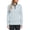 Pearl Blue, variant on Original Penguin OGKSB222 Ladies Clubhouse Mock Pullover-Caviar-XL