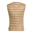 thumbnail image 3 of BKQCNKM Puffer Vest Women Vests for Women 2024 Women Vest Cultivate One Morality Warm V Neck Thin Down Vest Inside Cropped Puffer Vest, Rose Gold 3XL, 3 of 5