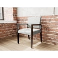thumbnail image 4 of Pemberly Row Waiting Reception Guest Chair Wood Frame in Gray, 4 of 5