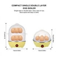 thumbnail image 3 of Wrea Egg Cooker,14 Egg Capacity Rapid Electric Egg Boiler Maker with Auto Shut Off Feature, Yellow, 3 of 8