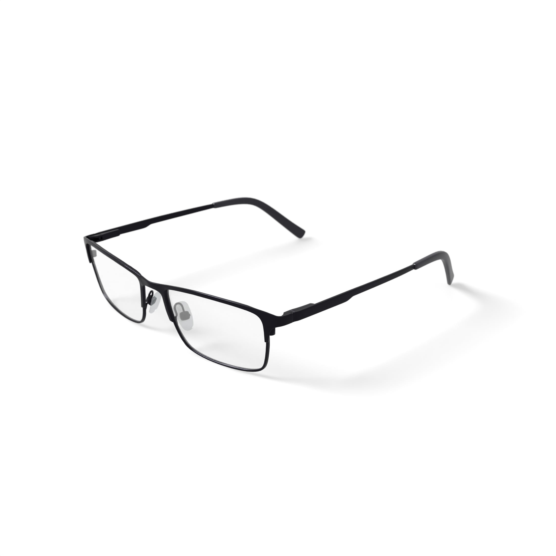 Wrangler Men's W150 Browline Prescription Eyeglasses with Case, Black