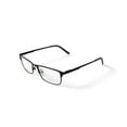 thumbnail image 2 of Wrangler Men's W150 Browline Prescription Eyeglasses with Case, Black, 2 of 6