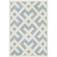 thumbnail image 2 of SAFAVIEH Chatham Jackson Geometric Wool Runner Rug, Blue/Ivory, 2'3" x 9', 2 of 10