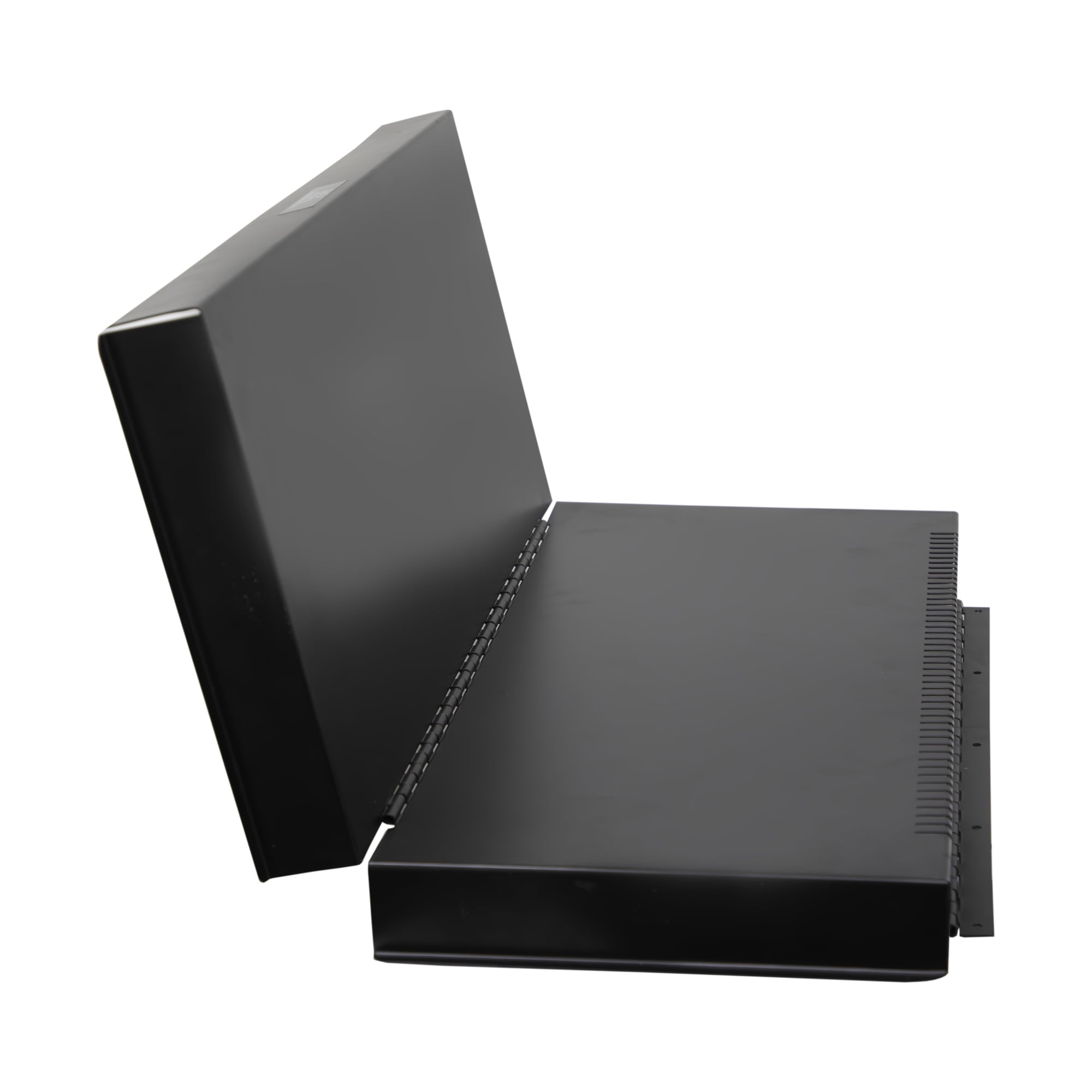 Quick Products QP-CRHSRPCB Camper & RV Hinged Stovetop & Range Cover - Protects for Storage & Transport, Fits Most 3 & 4 Burner RV Stoves, Black