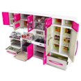 Doll Playsets My Modern Kitchen 32 Full Deluxe Kit with Lights and