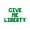 Green, variant on Cursive Script Letter Balloons - GIVE ME LIBERTY 16" Inch Alphabet Letters Foil Mylar Balloon July 4th Party Banner (Silver)