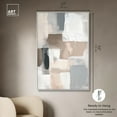 thumbnail image 5 of Granite Echoes I Canvas Gemstone Abstract Art by Art Remedy, White Frame, 36" x 54", 5 of 7