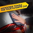 thumbnail image 3 of HOMEXCEL Microfiber Cleaning Cloths 12 Pack, Premium 16 x 16 inch Microfiber Towel for Cars, Ultra Absorbent Car Washing Cloth, Lint Free Streak Free Wash Cloths for Car, Kitchen, and Window, Grey, 3 of 7